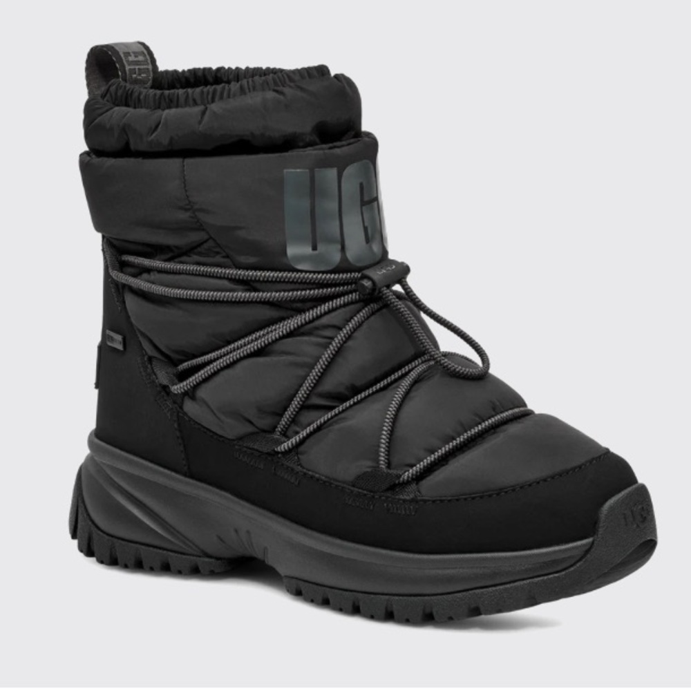 UGG Women's Yose Puffer Mid In Black Sz 7